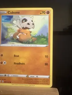 CUBONE - 69/163 - Battle Styles NM - Regular Common - Pokemon TCG Card - Image 3