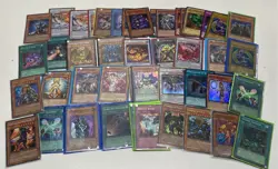 Mixed Rare Holographic YU-GI-OH! TCG and CCG Trading Cards Bundle (Set Of 50) - Image 1