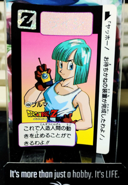 Dragon Ball Z Bandai Carddass Card Bulma #484 Japanese Retro Vintage TCG Japan - Image 1