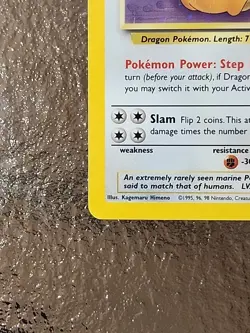 Pokemon TCG Dragonite Holo Card Base Set 4/62 WOTC Rare LP - Image 4