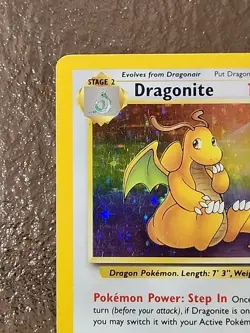 Pokemon TCG Dragonite Holo Card Base Set 4/62 WOTC Rare LP - Image 5