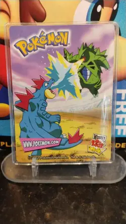 WENDY'S Vital Statistic CHARIZARD Promo POKEMON Laminated 2002 Trading Card 2/15 - Image 2
