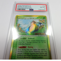2006 PSA 8 NM MT Pokemon 10/101 Snorlax Dragon Frontiers Rev Holo Card #58218B - Image 2