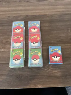 1999 Bicycle Mini Pokemon Playing Cards x 7, not all complete - all pictured EXC - Image 1