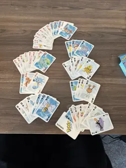 1999 Bicycle Mini Pokemon Playing Cards x 7, not all complete - all pictured EXC - Image 2