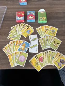 1999 Bicycle Mini Pokemon Playing Cards x 7, not all complete - all pictured EXC - Image 3
