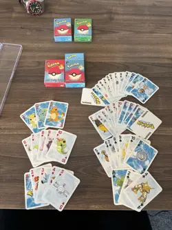 1999 Bicycle Mini Pokemon Playing Cards x 7, not all complete - all pictured EXC - Image 4