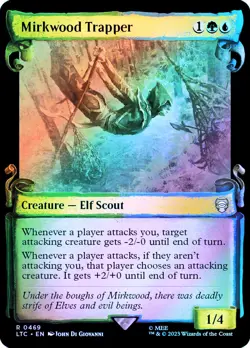 MTG FOIL Mirkwood Trapper Showcase Silver Foil - The Lord of the Rings - Image 1