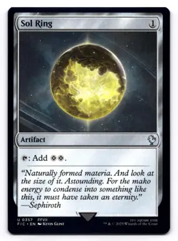 Sol Ring (0357) NM Commander: Final Fantasy 0357 MTG Regular - Image 1