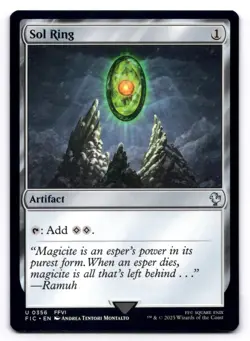 Sol Ring (0356) NM Commander: Final Fantasy 0356 MTG Regular - Image 1