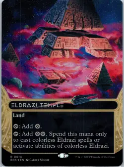 Eldrazi Temple (0014) (Borderless) R Edge of Eternities: Stellar Sights 14 NM - Image 1