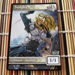Soldier Token x3 Promo Star City Games MTG SCG Free Shipping - Image 2