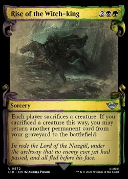 Near Mint x 1 Rise of the Witch-king - Foil - Showcase Scrolls The Lord of the R - Image 1