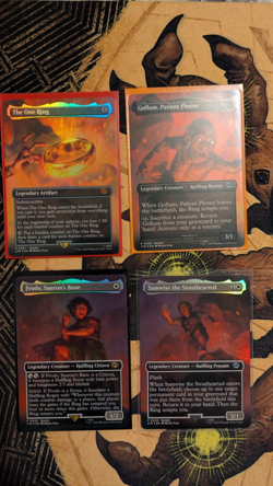 LOTR MtG Magic Tales of Middle Earth Promo Bundle Sealed pack the One Ring Foil - Image 3
