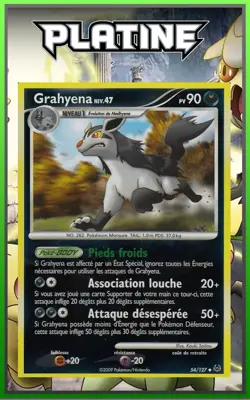 Grahyena Reverse - Platine - 54/127 - Carte Pokemon Francaise - Image 1