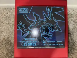 Phantasmal Flames Pokemon Center Elite Trainer Box ETB Sealed - Image 1