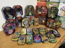 Pokemon Empty Collector Tins lot NO PACKS - Image 1