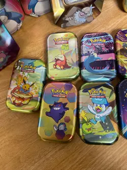 Pokemon Empty Collector Tins lot NO PACKS - Image 2
