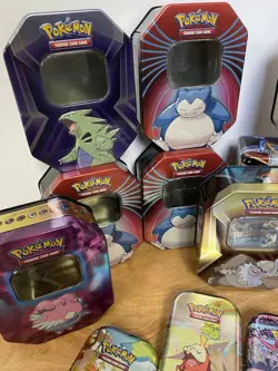 Pokemon Empty Collector Tins lot NO PACKS - Image 5