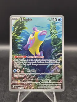 Pokemon TCG Bruxish 200/191 Surging Sparks Illustration Rare Full Art Holo NM - Image 1