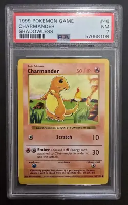 VINTAGE WIZARDS OF THE COAST POKEMON TCG PSA GRADED LOT OF 9 . BASE SHADOWLESS! - Image 3