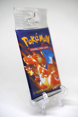 Pokemon Base Set Booster Pack Unlimited Charizard Art WOTC TCG Vintage Sealed - Image 4