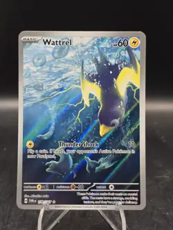 Pokemon TCG 178/167 Wattrel SV06: Twilight Masquerade Illustration Rare NM - Image 1