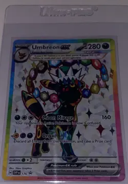 Pokemon TCG Umbreon EX SVP 176 Black Star Promo Full Art Near Mint - Image 1