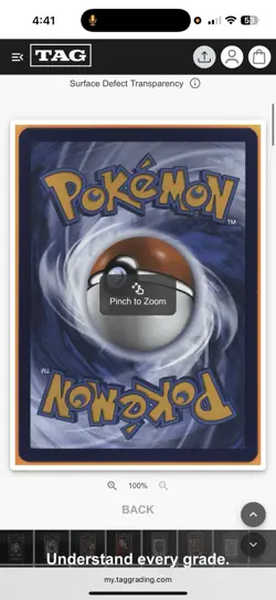 2023 POKEMON PALDEA EVOLVED #222/193 TYRANITAR ILLUSTRATION RARE TAG 9 READ DISC - Image 5