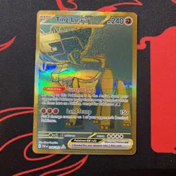 Pokemon TCG SV: Paldean Fates Ting-Lu ex 244/091 NM - Image 1
