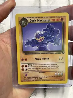 Dark Machamp 27/82 Team Rocket Regular Rare 1999 WOTC Pokemon TCG NM/MT Vintage - Image 1
