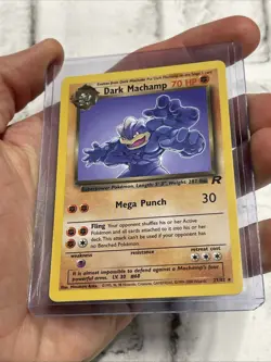 Dark Machamp 27/82 Team Rocket Regular Rare 1999 WOTC Pokemon TCG NM/MT Vintage - Image 2