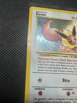 Pokemon TCG Black Star Promo WOTC 2002 Eevee 11 (LP) - Image 3