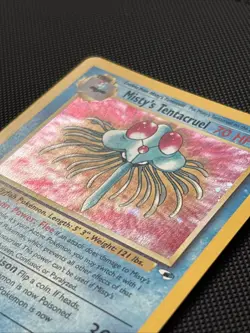 2000 Pokemon Gym Heroes 1st Ed WotC 10/132 Misty’s Tentacruel Holo SWIRL - Image 4