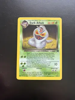 Dark Arbok 2/82 Team Rocket Holo Pokemon 2000 Vintage LP 💎 - Image 1