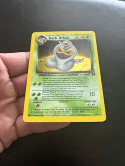 Dark Arbok 2/82 Team Rocket Holo Pokemon 2000 Vintage LP 💎 - Image 4