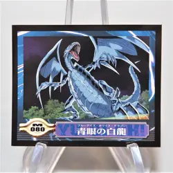 Yu-Gi-Oh Blue-Eyes White Dragon Sticker Sealdass EX No.080 Common Japanese e145 - Image 1