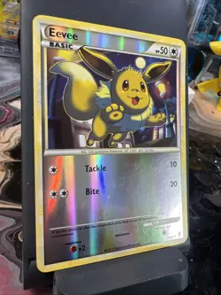 Eevee 56/95 Call of Legends Pokemon TCG Card Reverse Holo LP - Image 2