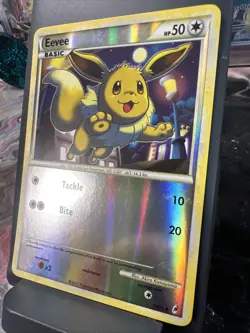 Eevee 56/95 Call of Legends Pokemon TCG Card Reverse Holo LP - Image 3