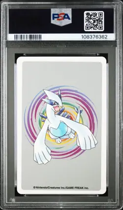2000 POKEMON SILVER VERSION PLAYING CARDS ACE OF SPADES #249 LUGIA PSA 10 - Image 2