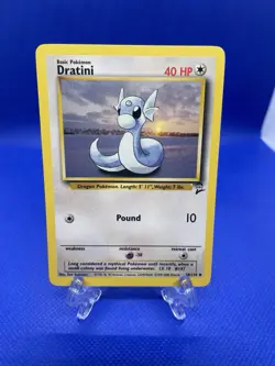 Pokemon TCG Dratini Base Set 2 Unlimited Uncommon Card 38/130 - Image 1