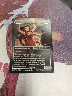 Aerith Gainsborough MTG Final Fantasy RC Promo Card Near Mint Condition - Image 4