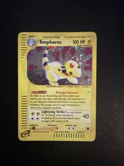 Pokemon Ampharos 2/165 Expedition Reverse Holo Rare Pokemon TCG Card LP- - Image 1