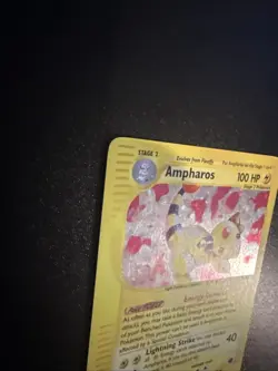 Pokemon Ampharos 2/165 Expedition Reverse Holo Rare Pokemon TCG Card LP- - Image 2