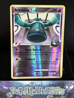 Pokemon Card Bronzong 16/111 Rising Rivals Reverse Holo Rare L/P - Image 1