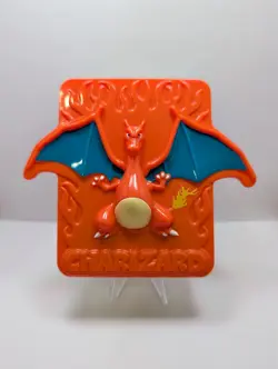 Vintage 2002 Charizard Pokemon Card Holder Case Wendys Kids Meal Pikachu 01/15 - Image 1