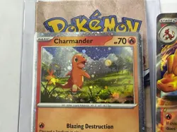 Charizard ex Super Premium Collection 3 Card Promo Set 151 004 005 - Image 2