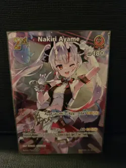 Hololive CARD GAME hSD02-009 Nakiri Ayame SR Quintet Spectrum English - Image 1