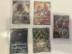 Lot Of 5 Rare Full Art Pokemon Cards. - Image 1