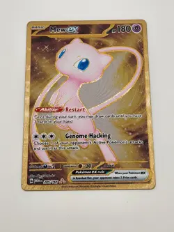 Pokemon TCG Scarlet & Violet 151 Gold Mew UPC Promo Metal Card 205/165 - Image 3